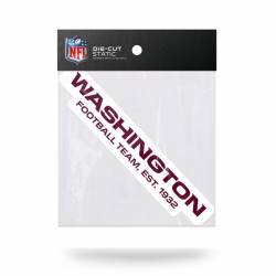 Washington Football Team - Shape Cut Die Cut Static Cling