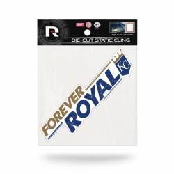 Kansas City Royals Forever Royal - 5x5 Shape Cut Die Cut Static Cling