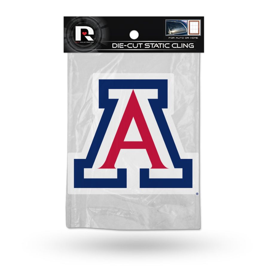 University Of Arizona Wildcats - 5x5 Shape Cut Die Cut Static Cling at ...