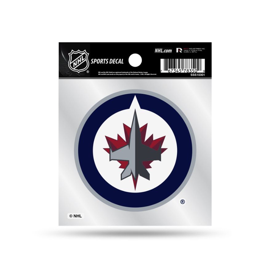 Winnipeg Jets - 4x4 Vinyl Sticker at Sticker Shoppe