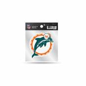 Miami Dolphins Retro - 4x4 Vinyl Sticker