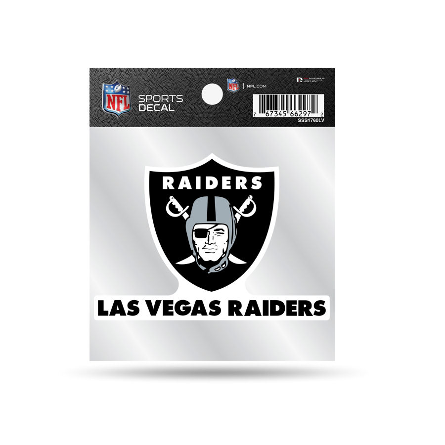 Las Vegas Raiders - 4x4 Vinyl Sticker at Sticker Shoppe