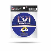 Los Angeles Rams 2022 Super Bowl Champions - 4x4 Vinyl Sticker