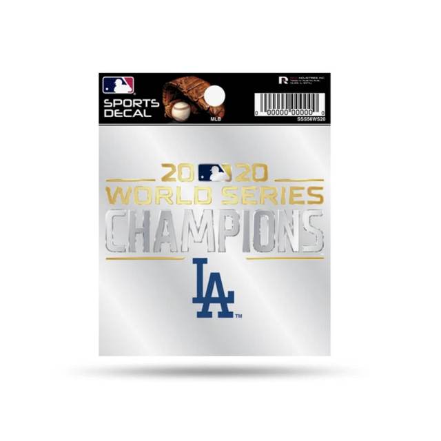 2020 WORLD SERIES CHAMPIONS LA Dodgers 6.75 x 4.5 Hello Kitty Vinyl  Sticker