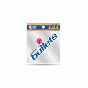 Washington Wizards Bullets Retro Vintage Logo - 4x4 Vinyl Sticker