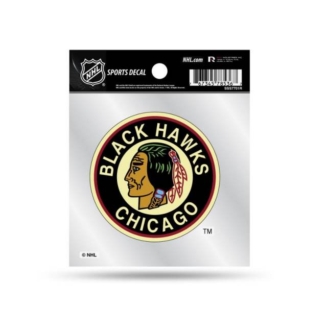 Chicago Blackhawks Retro - 4x4 Vinyl Sticker