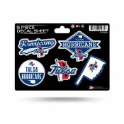 University Of Tulsa Golden Hurricane - 5 Piece Sticker Sheet