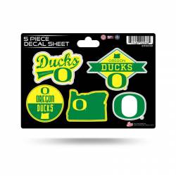 University Of Oregon Ducks - 5 Piece Sticker Sheet