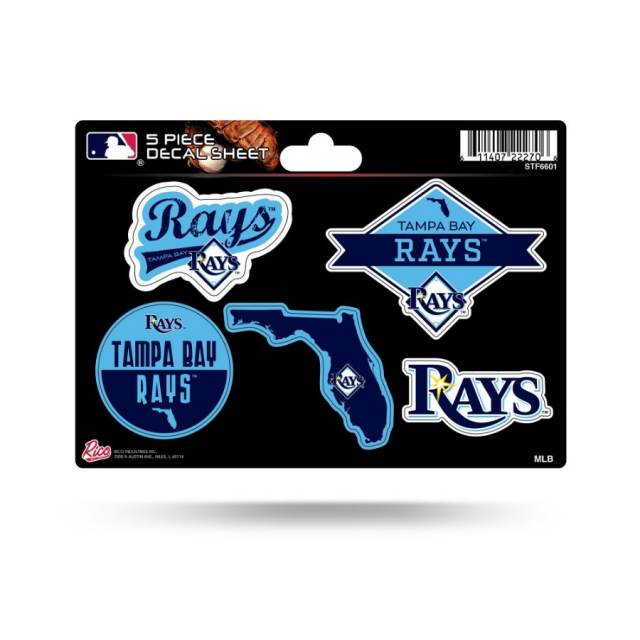 Tampa Bay Rays Stickers 1 Sheet