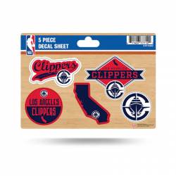 Los Angeles Clippers 2024 Logo - 5 Piece Sticker Sheet