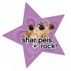 Shar Peis Rock - Star Magnet