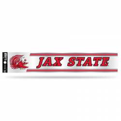 Jacksonville State University Gamecocks - 3x17 Clear Vinyl Sticker