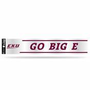 Eastern Kentucky University Colonels - 3x17 Clear Vinyl Sticker