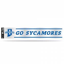 Indiana State University Sycamores - 3x17 Clear Vinyl Sticker