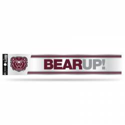 Missouri State University Bears - 3x17 Clear Vinyl Sticker