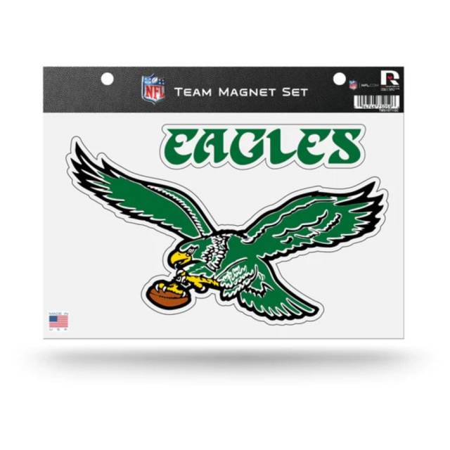 Philadelphia Eagles Retro Logo - Sheet Of 3 Stickers at Sticker Shoppe