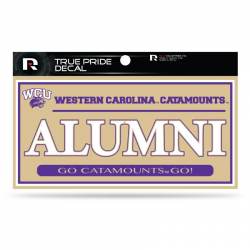 Western Carolina University Catamounts Alumni - 3x6 True Pride Vinyl Sticker