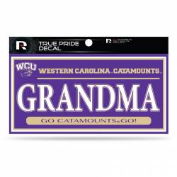 Western Carolina University Catamounts Grandma Purple - 3x6 True Pride Vinyl Sticker