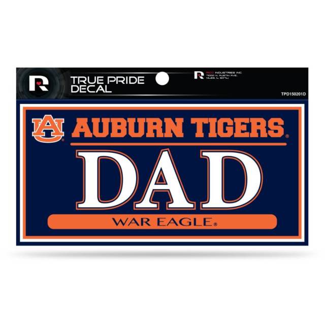 Auburn University Tigers Dad - 3x6 True Pride Vinyl Sticker at Sticker  Shoppe