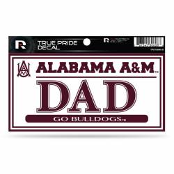 Alabama A&M University Bulldogs Dad - 3x6 True Pride Vinyl Sticker