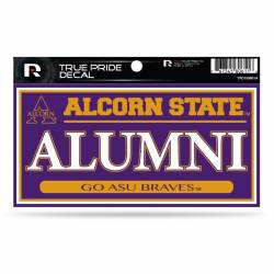 Alcorn State University Braves Alumni - 3x6 True Pride Vinyl Sticker