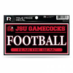 Jacksonville State University Gamecocks Football - 3x6 True Pride Vinyl Sticker