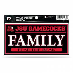 Jacksonville State University Gamecocks Family - 3x6 True Pride Vinyl Sticker