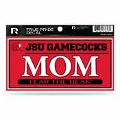 Jacksonville State University Gamecocks Mom Red - 3x6 True Pride Vinyl Sticker