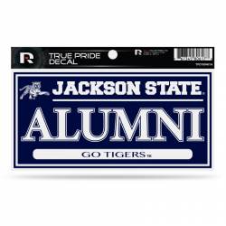 Jackson State University Tigers Alumni - 3x6 True Pride Vinyl Sticker