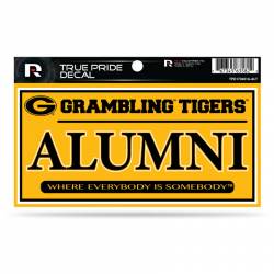 Grambling State University Tigers Alumni Yellow - 3x6 True Pride Vinyl Sticker