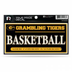 Grambling State University Tigers Basketball - 3x6 True Pride Vinyl Sticker