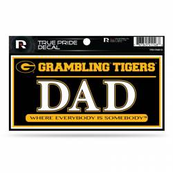 Grambling State University Tigers Dad - 3x6 True Pride Vinyl Sticker