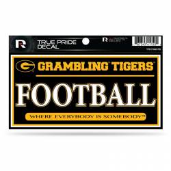 Grambling State University Tigers Football - 3x6 True Pride Vinyl Sticker