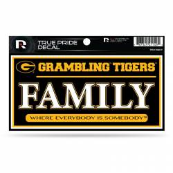 Grambling State University Tigers Family - 3x6 True Pride Vinyl Sticker