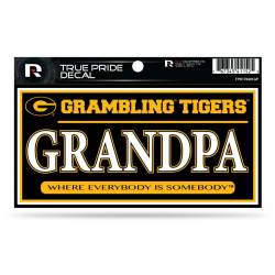 Grambling State University Tigers Grandpa - 3x6 True Pride Vinyl Sticker