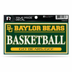 Baylor University Bears Basketball - 3x6 True Pride Vinyl Sticker