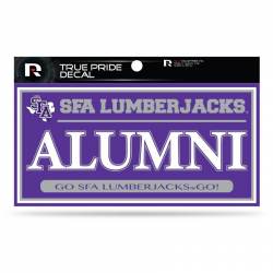 Stephen F. Austin State University Lumberjacks Alumni Purple - 3x6 True Pride Vinyl Sticker