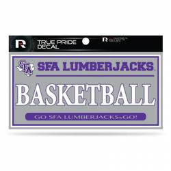 Stephen F. Austin State University Lumberjacks Basketball - 3x6 True Pride Vinyl Sticker