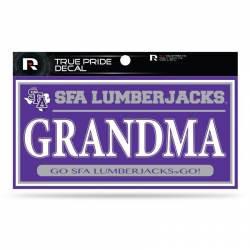 Stephen F. Austin State University Lumberjacks Grandma Purple - 3x6 True Pride Vinyl Sticker