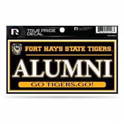 Fort Hays State University Tigers Alumni - 3x6 True Pride Vinyl Sticker