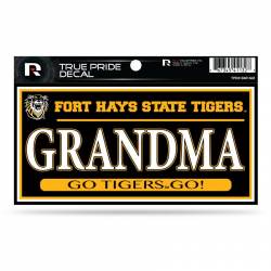 Fort Hays State University Tigers Grandma - 3x6 True Pride Vinyl Sticker