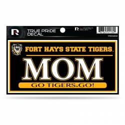 Fort Hays State University Tigers Mom - 3x6 True Pride Vinyl Sticker
