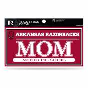 University Of Arkansas Razorbacks Mom - 3x6 True Pride Vinyl Sticker