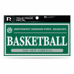 Northwest Missouri State University Bearcats Basketball - 3x6 True Pride Vinyl Sticker