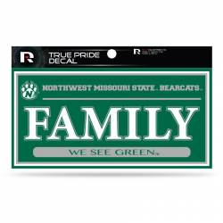 Northwest Missouri State University Bearcats Family - 3x6 True Pride Vinyl Sticker