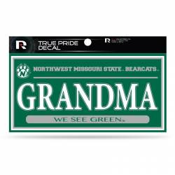 Northwest Missouri State University Bearcats Grandma - 3x6 True Pride Vinyl Sticker