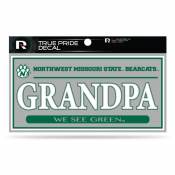 Northwest Missouri State University Bearcats Gray Grandpa - 3x6 True Pride Vinyl Sticker