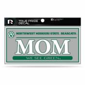 Northwest Missouri State University Bearcats Gray Mom - 3x6 True Pride Vinyl Sticker