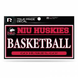 Northern Illinois University Huskies Basketball - 3x6 True Pride Vinyl Sticker