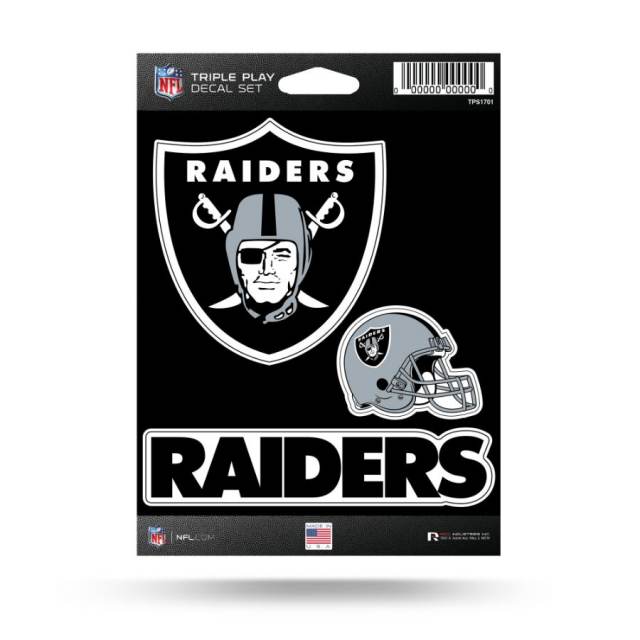 Las Vegas Raiders 5x7 Multi Pack Decal Sheet